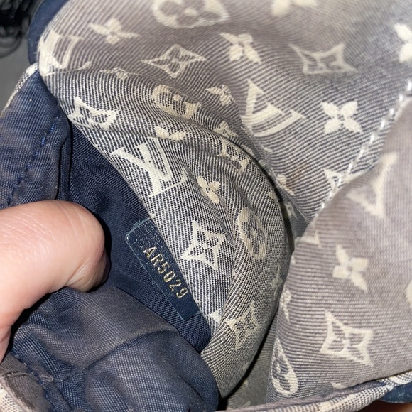 Louis Vuitton Idylle Encre Lin Monogram Grey Canvas Hobo - Picture 6 of 11